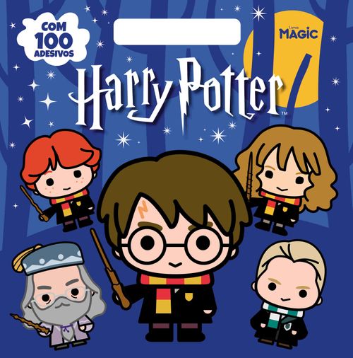 Harry Potter - Colorir com alça e 100 adesivos
