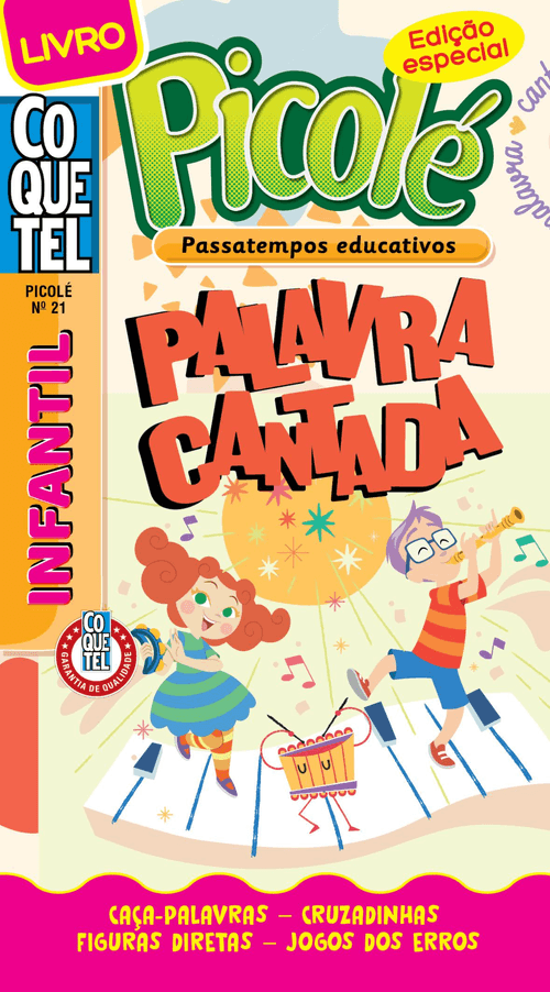 Livro Coquetel Picolé 21 com Palavra Cantada