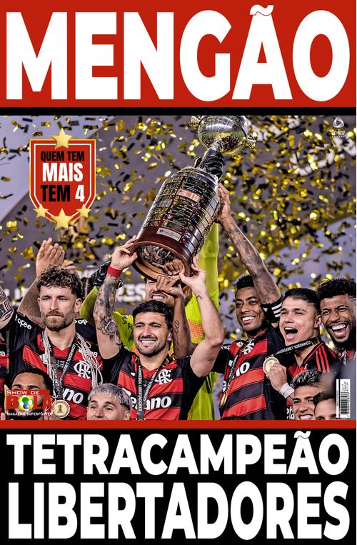 Show de Bola Magazine Superpôster - Campeão Libertadores 2025 - Flamengo