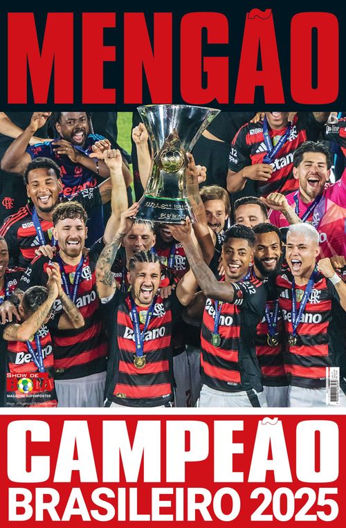 Show de Bola Magazine Superpôster - Campeão Brasileiro 2025 - Flamengo