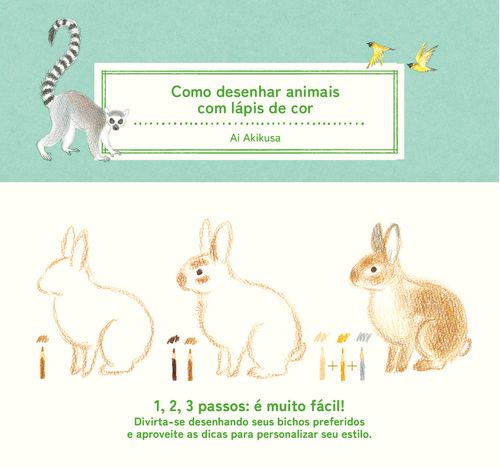 Como desenhar animais com lápis de cor