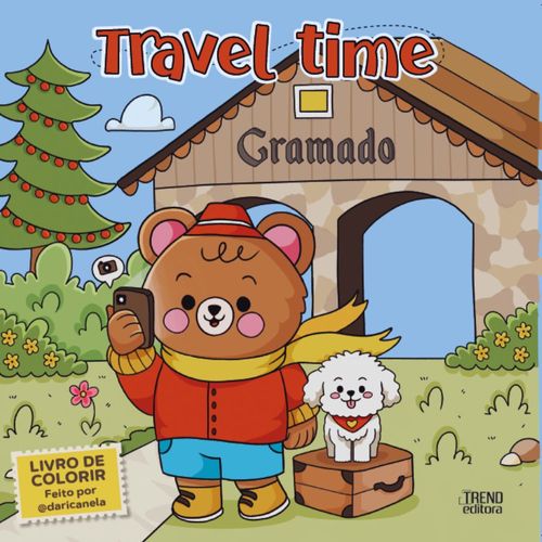 Travel time - Livro de colorir