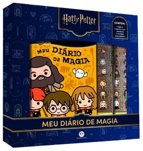 Harry Potter - Meu Diário de Magia com Varinha-Caneta e Adesivos