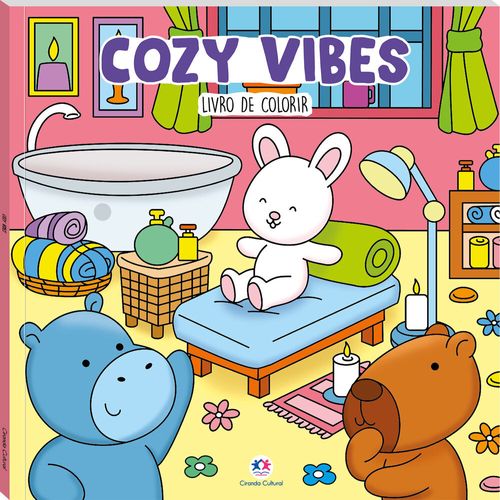 Cozy Vibes - Livro de Colorir
