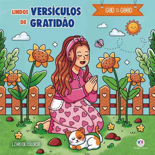 Lindos Versículos de Gratidão - Livro de Colorir