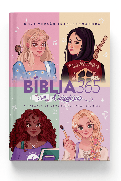 Bíblia 365 NVT para Corajosas 2 (capa dura)