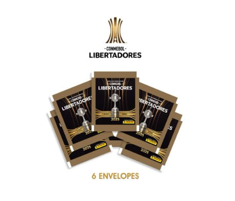 CONMEBOL LIBERTADORES STK 2025- Kit Com 6 Envelopes