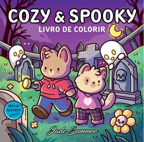 Cozy & Spooky – Livro de colorir