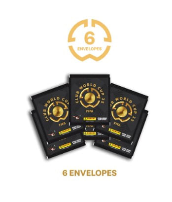 Kit com 6 Envelopes de Figurinhas FIFA World Cup 2025