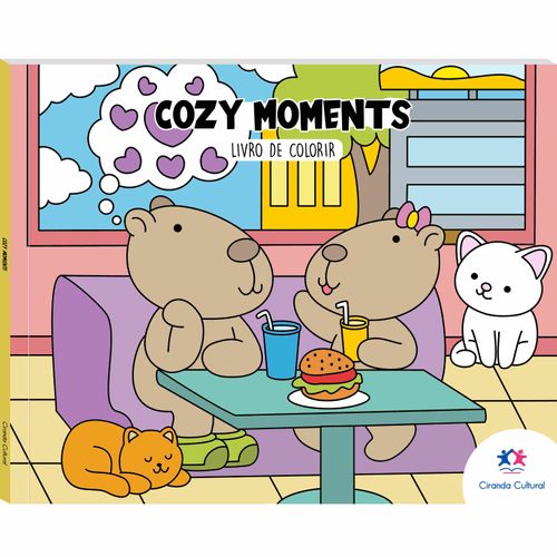 Cozy Moments - Livro de Colorir