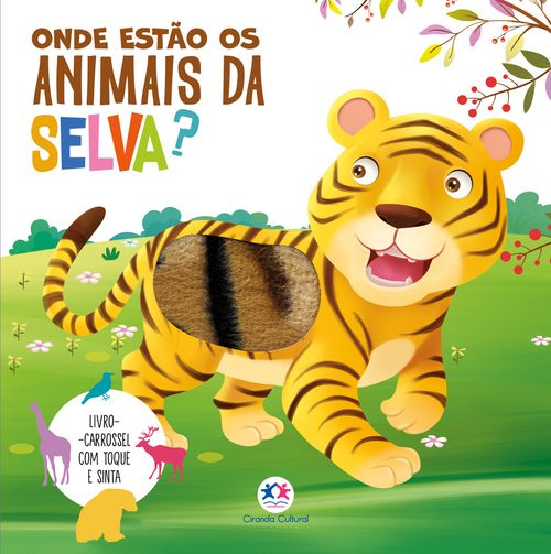 Onde estão os animais da selva? - Toque e sinta