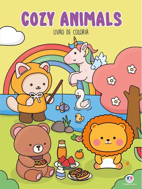 Cozy Animals - Para Colorir
