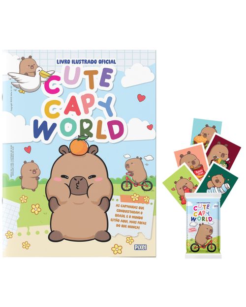 Livro Ilustrado Cute Capy World