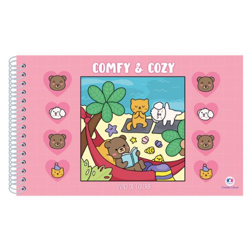 Comfy and Cozy Pink - Para Colorir