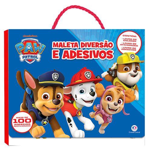 Patrulha Canina - Maleta Diversão e Adesivos