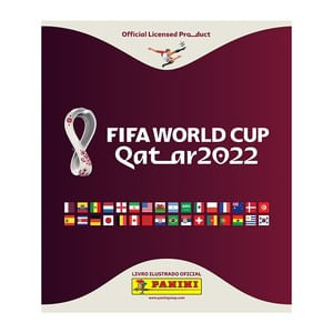 álbum capa brochura copa do mundo qatar 2022