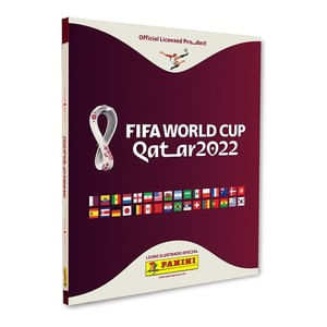 álbum capa dura copa do mundo qatar 2022