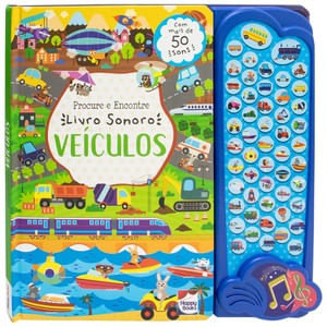 Procure e Encontre - Livro Sonoro: Veículos
