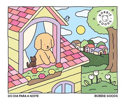 Do dia para a noite (Day to night) – Livro de colorir oficial Bobbie Goods