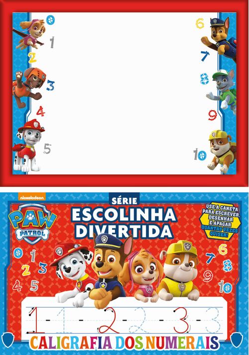 Patrulha Canina Série Escolinha Divertida - Números
