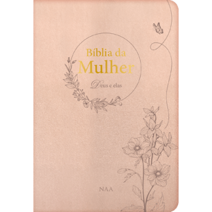 Bíblia da mulher Deus e elas - Caixa presente - champagne