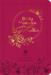 Bíblia de estudos da mulher - Rosa