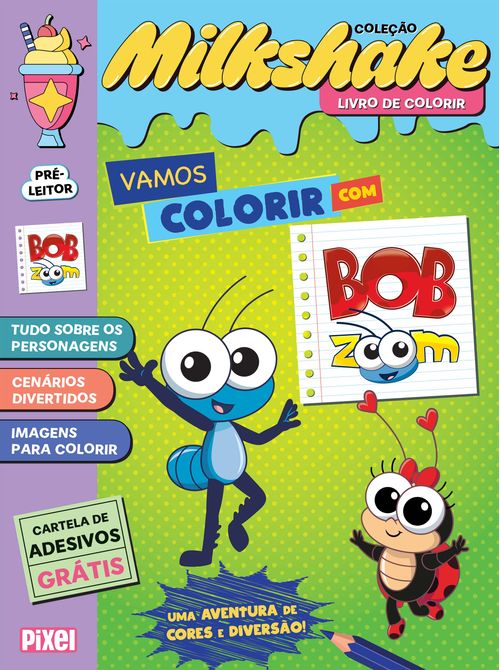 Vamos colorir com Bob Zoom