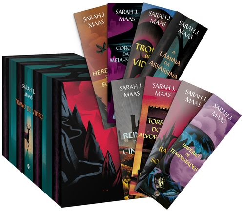 Box Trono de vidro - Novas capas