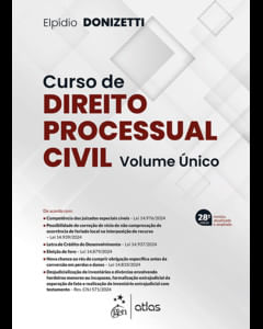 Curso de Direito Processual Civil - Vol.Único - 28ª Edição - 2025