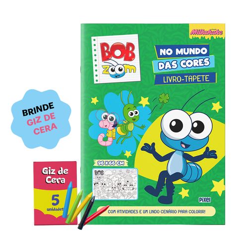 Livro-tapete Bob Zoom no mundo das cores