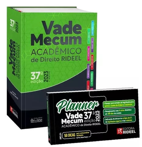 Vade Mecum Acadêmico de Direito Rideel – 37ª Edição – 2ª Semestre 2023