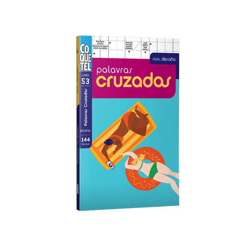 Livro Coquetel Palavras Cruzadas Desafio Ed 53