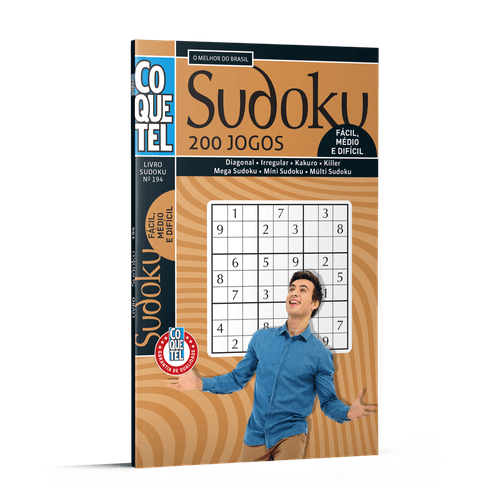 Livro Coquetel Sudoku FC/MD/DF Ed 194