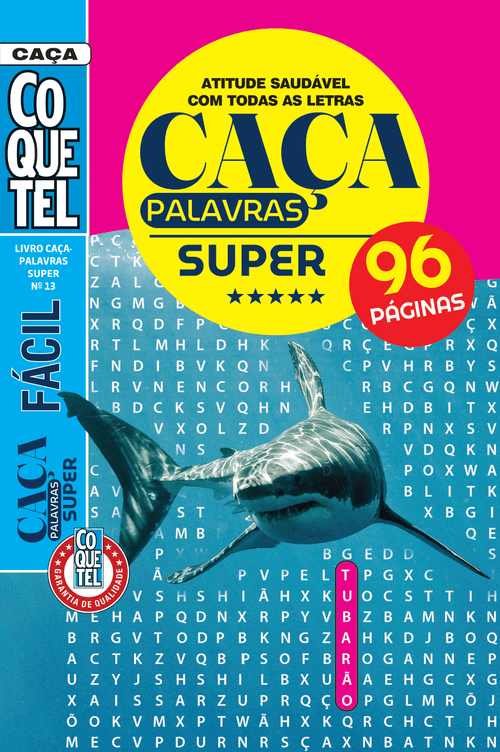 Livro Coquetel Caça Palavras Super Ed 13