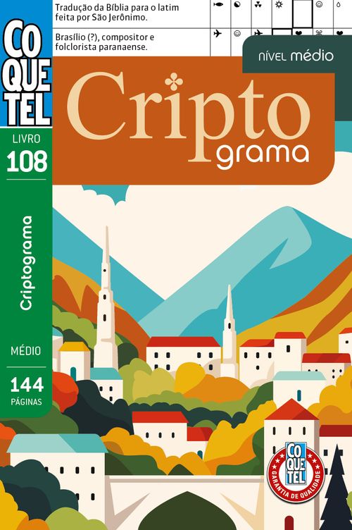 Livro Coquetel Criptograma 108