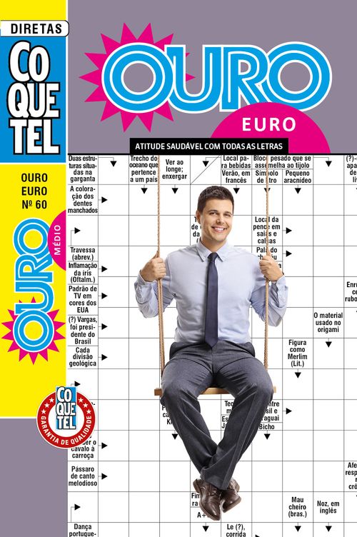 Palavras-Cruzadas Diretas Coquetel Ouro Euro 60
