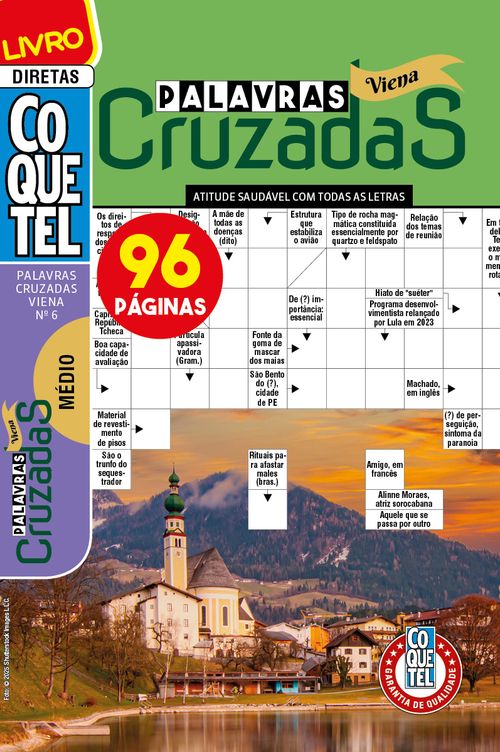 Livro Coquetel Palavras-Cruzadas Viena 6