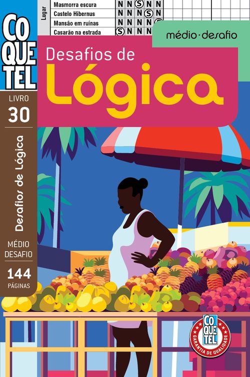 Livro Coquetel Desafios de Lógica 30
