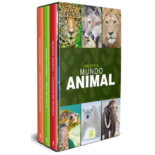 Biblioteca Mundo Animal - Box com 3 Livros