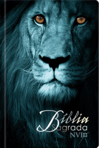 Bíblia sagrada leão azul - NVI