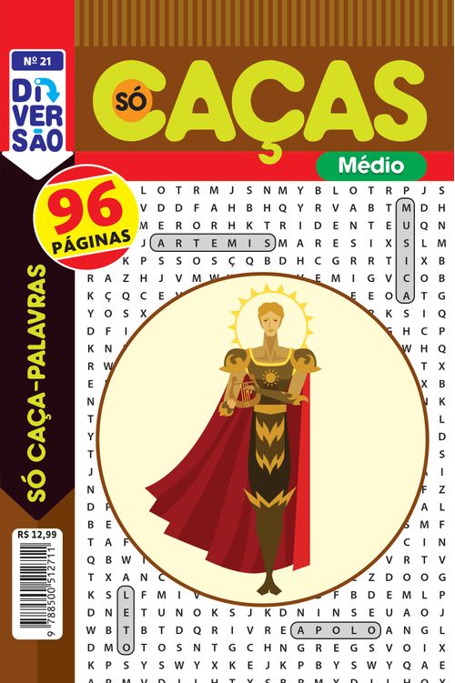 Livro Diversão Só Caça Palavras Ed 21