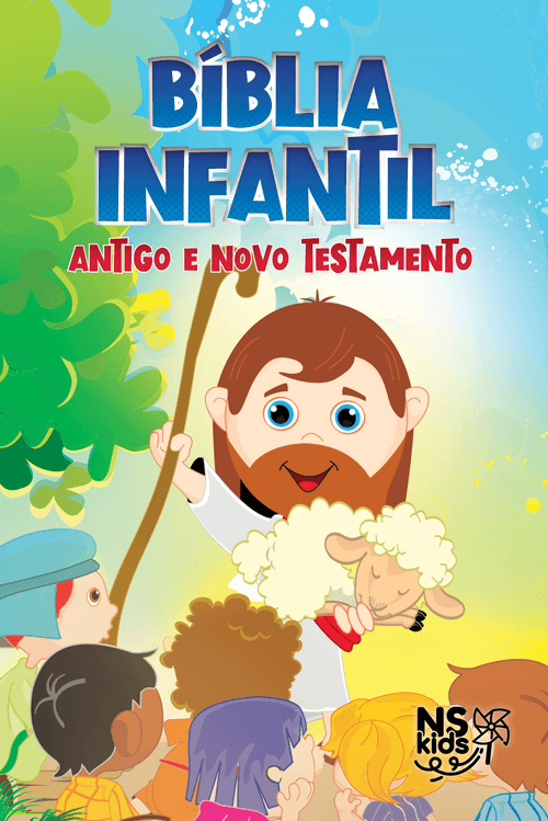 Bíblia Infantil Edição de Luxo Almofadada: Antigo e Novo testamento