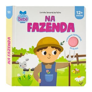 Livrinho Sensorial de Feltro: Na Fazenda
