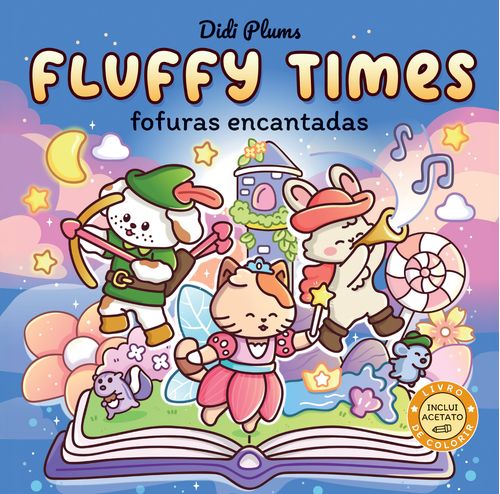Fofuras encantadas (Livro de colorir Fluffy Times)