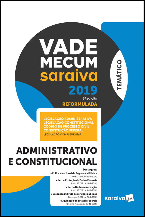 Vade Mecum administrativo e constitucional - 3ª edição de 2019
