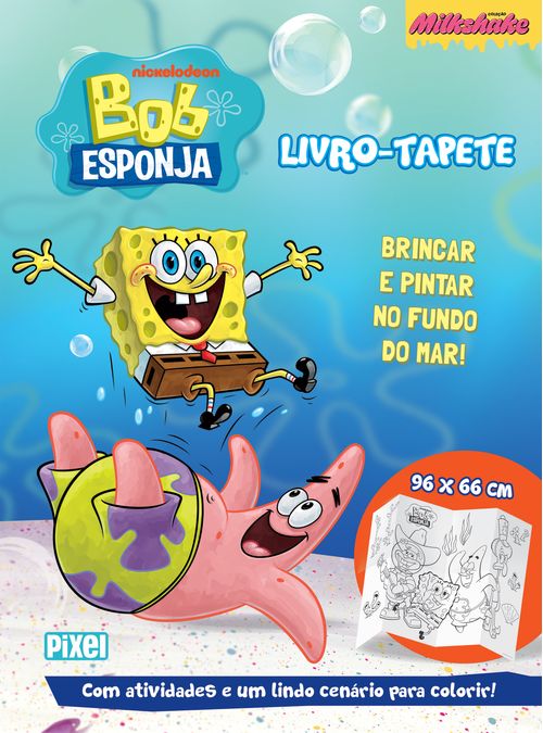 Livro-tapete do Bob Esponja