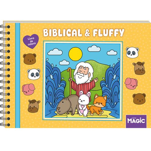 Biblical and Fluffy Beige - Livro de Colorir