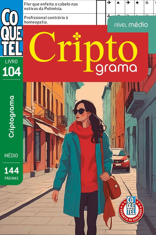 Livro Coquetel Criptograma 104