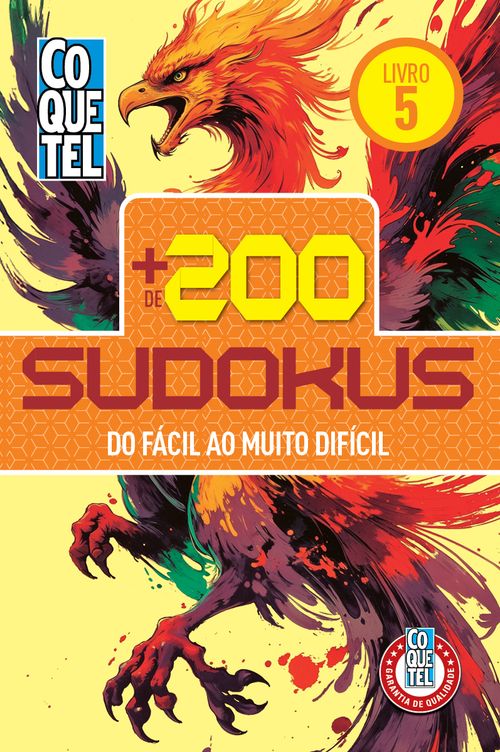 Livro Coquetel + de 200 Sudokus