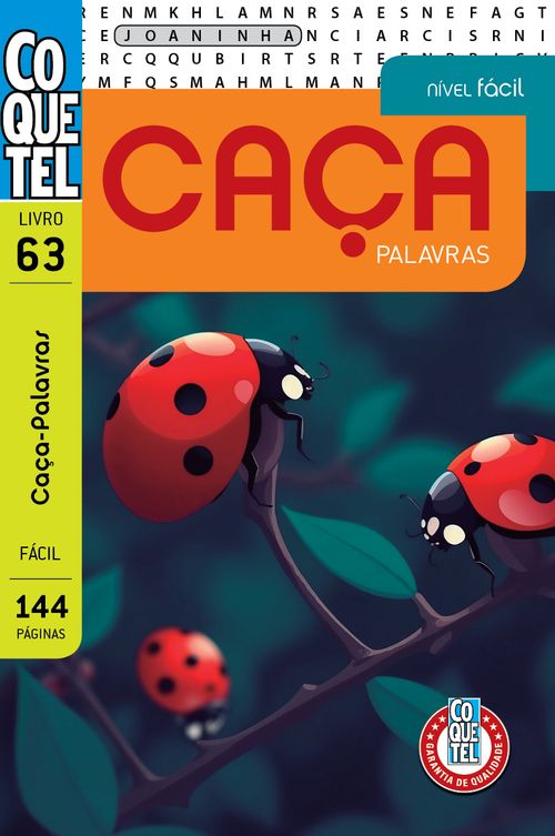 Livro Coquetel Caça-Palavras 63